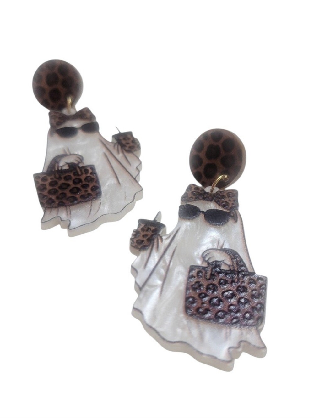 Halloween Fashionista Ghosts Earrings!